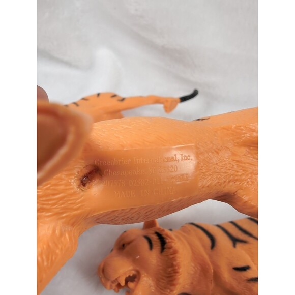 Wildlife Safari Animal Tiger Toy - Greenbrier International - Rare-7In…91 - Picture 8 of 8